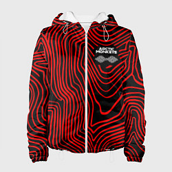 Женская куртка Arctic Monkeys - красные линии