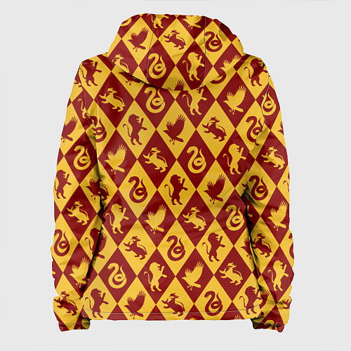 Женская куртка Гарри Поттер факультеты / 3D-Черный – фото 2