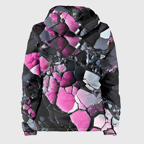 Женская куртка Чёрно-розовый камень / 3D-Черный – фото 2