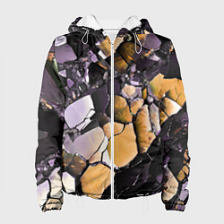 Женская куртка Чёрно-жёлтый камень