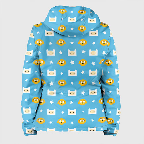 Женская куртка Время приключений паттерн / 3D-Белый – фото 2