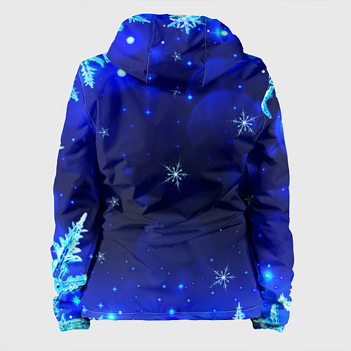 Женская куртка Снежный узор / 3D-Белый – фото 2