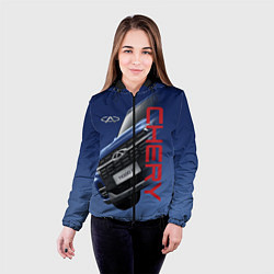 Куртка с капюшоном женская Chery, цвет: 3D-черный — фото 2