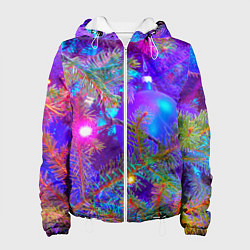 Женская куртка Новогоднее свечение гирлянд