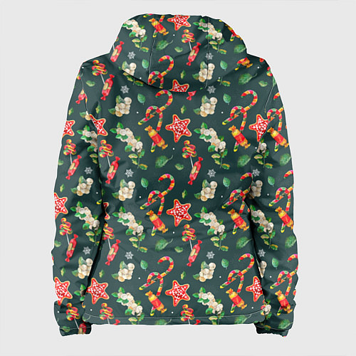 Женская куртка Сладости и лакомства / 3D-Белый – фото 2