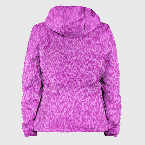 Женская куртка Текстура розовой кожи / 3D-Белый – фото 2