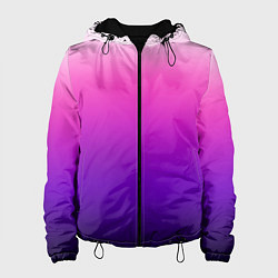 Женская куртка Градиент Argon розово-фиолетовый
