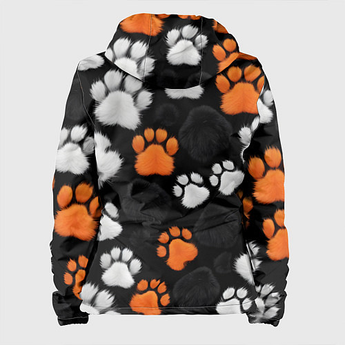 Женская куртка Мохнатые лапки / 3D-Белый – фото 2