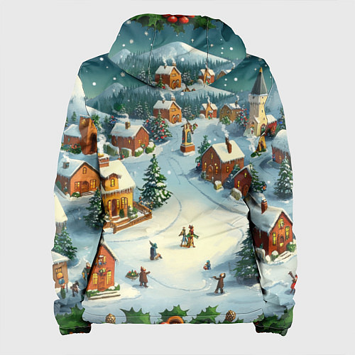 Женская куртка Каникулы нового года / 3D-Белый – фото 2