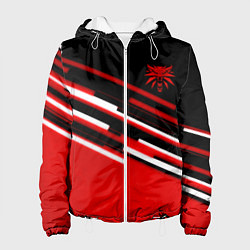 Женская куртка Ведьмак полосы геометрия