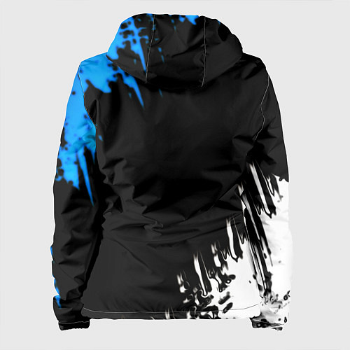 Женская куртка Doom краски лого текстура / 3D-Белый – фото 2