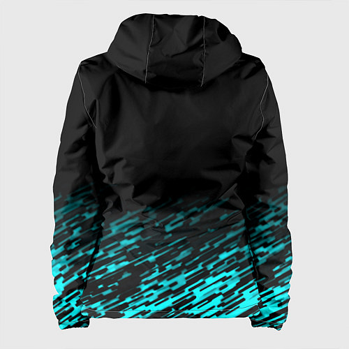 Женская куртка Mazda голубые краски / 3D-Белый – фото 2