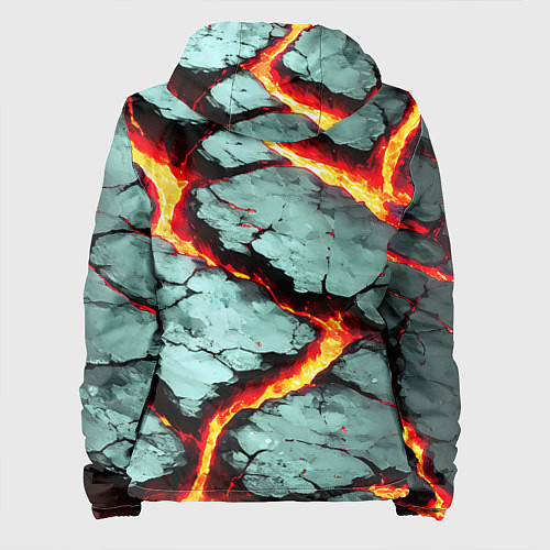 Женская куртка Треснувший камень жёлтый / 3D-Белый – фото 2