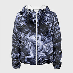 Женская куртка Мифические существа с стиле тату