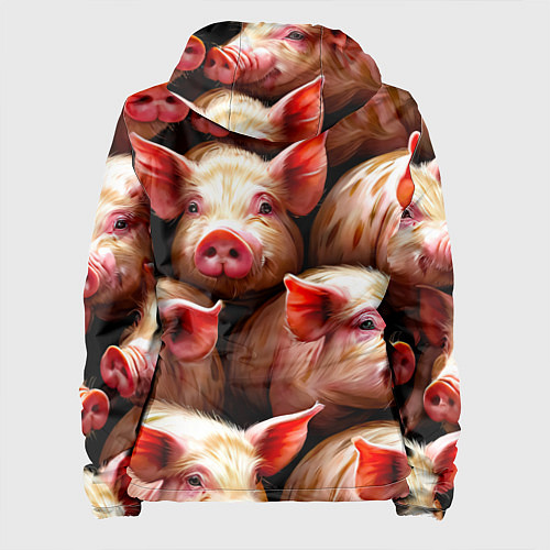 Женская куртка Поросята / 3D-Черный – фото 2