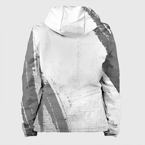 Женская куртка Bayern - white gradient вертикально / 3D-Черный – фото 2