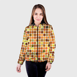 Куртка с капюшоном женская Осенняя палитра, цвет: 3D-черный — фото 2