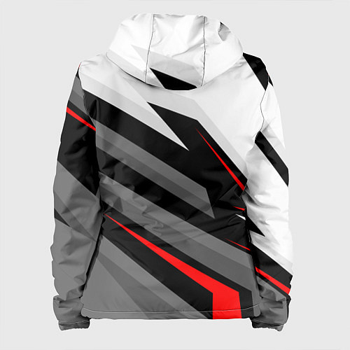 Женская куртка Toyota - белый и красный / 3D-Белый – фото 2