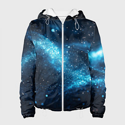 Женская куртка Синяя пыльца - текстура