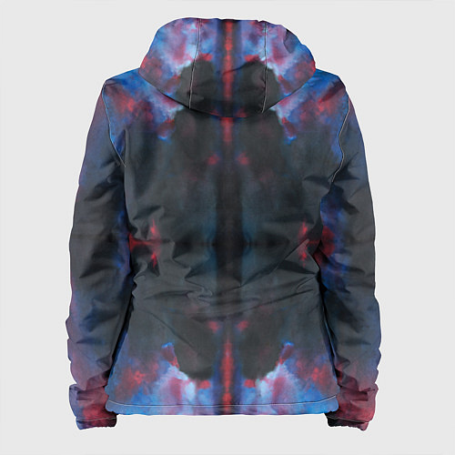 Женская куртка Тай-дай космос / 3D-Белый – фото 2