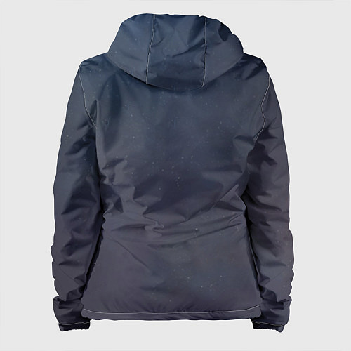 Женская куртка Космонавт - ракета / 3D-Черный – фото 2