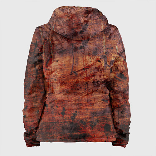 Женская куртка Абстракция - rusty mood / 3D-Белый – фото 2