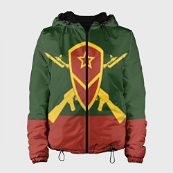 Женская куртка Мотострелковые войска: герб со щитом