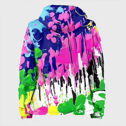 Женская куртка Colorful abstraction - aloha / 3D-Белый – фото 2