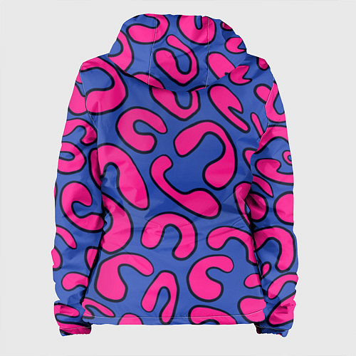 Женская куртка Цветные каракули / 3D-Черный – фото 2