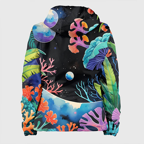 Женская куртка Подводная фантастика / 3D-Белый – фото 2