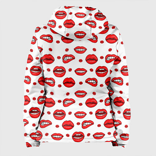 Женская куртка Губной паттерн / 3D-Белый – фото 2