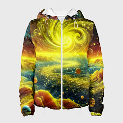 Женская куртка Neon galaxy - ai art fantasy