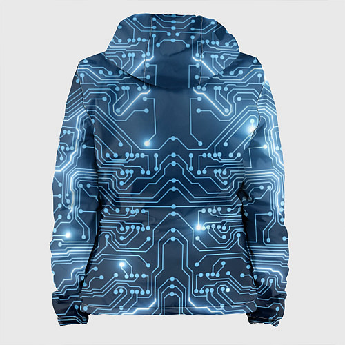 Женская куртка Системная плата / 3D-Белый – фото 2