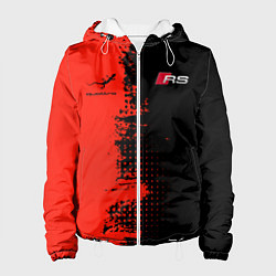 Женская куртка AUDI quattro black and red