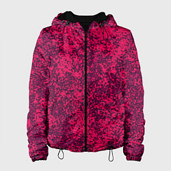 Женская куртка Насыщенный розовый текстура