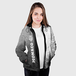 Куртка с капюшоном женская Monaco - grey gradient по-вертикали, цвет: 3D-черный — фото 2