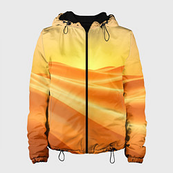 Куртка с капюшоном женская Золотые пески, цвет: 3D-черный