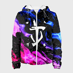 Женская куртка Doom flame neon