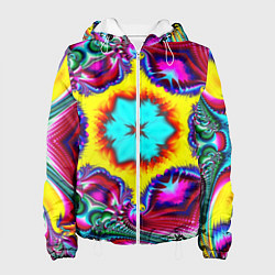 Женская куртка Абстракция узор фракталы