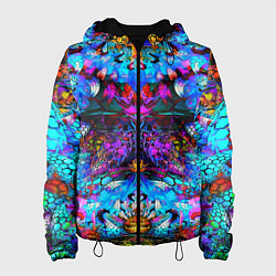 Женская куртка Абстракция стекло узор