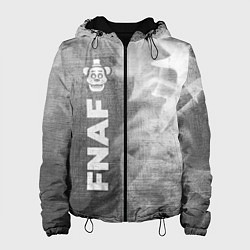 Куртка с капюшоном женская FNAF - grey gradient по-вертикали, цвет: 3D-черный