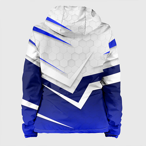 Женская куртка Герб России - синий и белый / 3D-Белый – фото 2