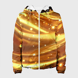 Женская куртка Золотая ткань с блестками