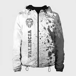 Куртка с капюшоном женская Valencia - white gradient по-вертикали, цвет: 3D-черный