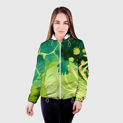 Куртка с капюшоном женская Вдохновленный природой, цвет: 3D-белый — фото 2