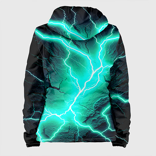 Женская куртка Color light blue black / 3D-Белый – фото 2