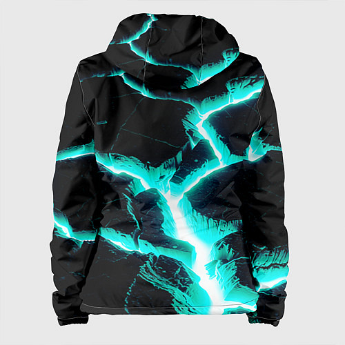 Женская куртка Color light blue black / 3D-Белый – фото 2