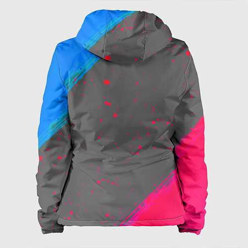 Женская куртка NBA неоновые краски / 3D-Белый – фото 2