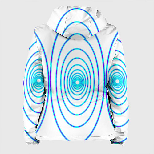 Женская куртка Овалы с свечением / 3D-Белый – фото 2