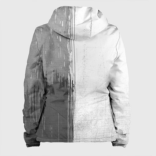 Женская куртка Placebo - white gradient по-вертикали / 3D-Черный – фото 2